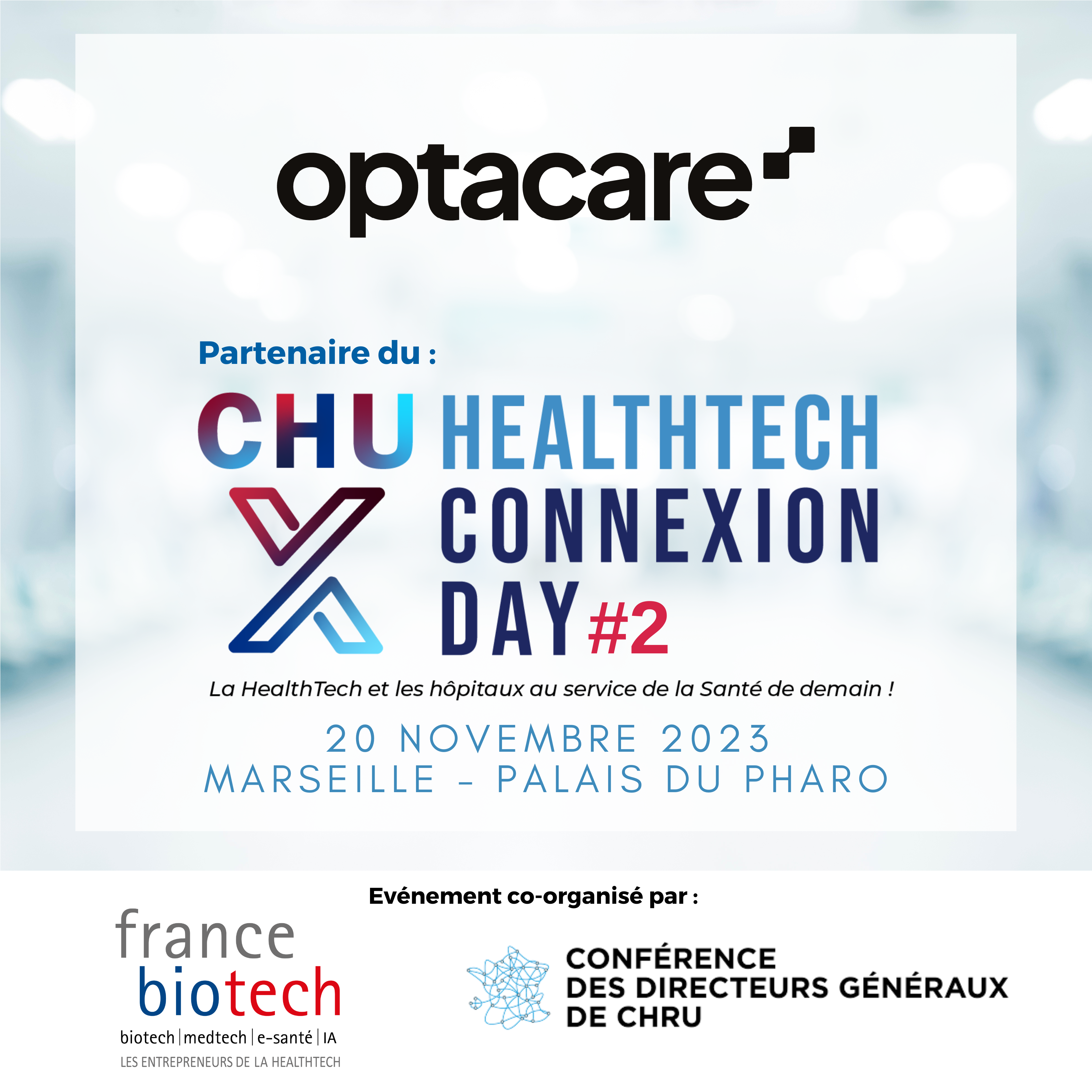 Image de mise en avant CHU HealthTech Connexion Day – 20 novembre à Marseille