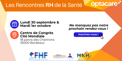 Image de mise en avant Les Rencontres RH de la santé – Les 30 septembre et 1er octobre à Bordeaux