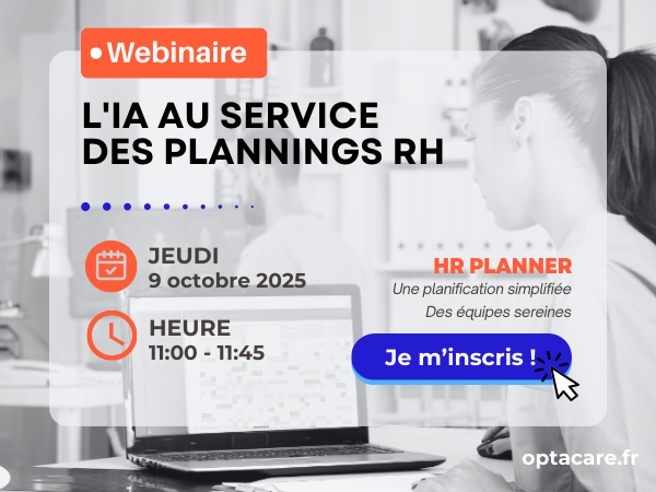 Image de mise en avant Webinaire | L’IA au service des plannings RH – le 9 octobre